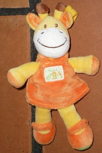 Ma Petite Tribu Kiabi Girafe Peluche Doudou 20 Cm