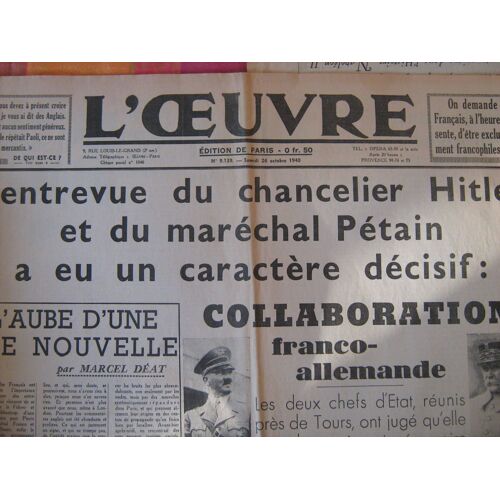L'oeuvre (Quotidien)