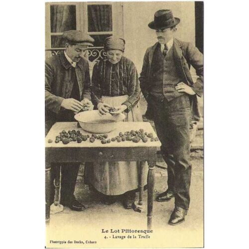 Le Lot Pittoresque - Lavage De La Truffe - Réédition D'un Cpa - 1er Choix - Ref 021 489