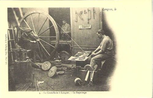 Langres - La Coutellerie - Le Repassage - Réédition D'une Cpa - 1er Choix - Ref 021 531