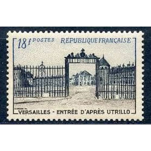 Grille D'Entrée Du Château De Versailles Année 1954 N° 988 Yvert Et Tellier Luxe