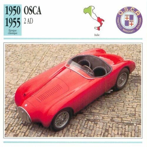Fiche Atlas Voiture Osca 2ad