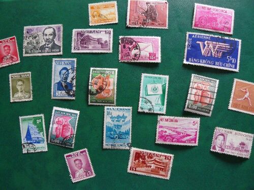 Lot De 21 Timbres Oblitérés Du Vietnam
