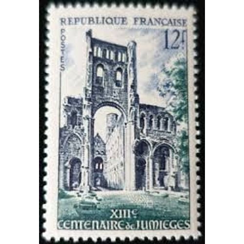13ème Anniversaire De L'Abbaye De Jumièges Année 1954 N° 985 Yvert Et Tellier Luxe