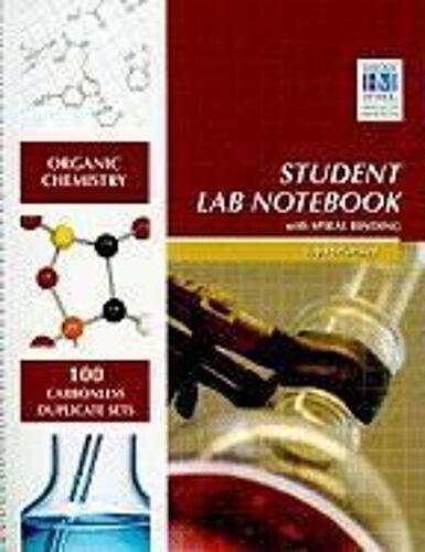 Organic Chemistry Student Lab Notebook