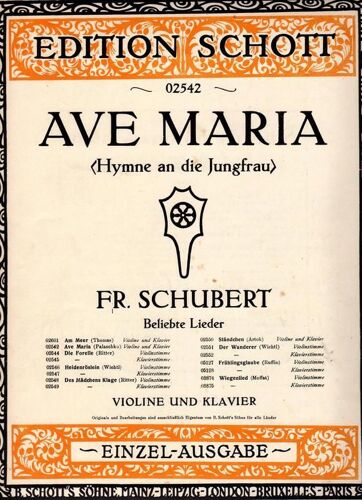 Ave Maria ( Hymne An Die Jungfrau)