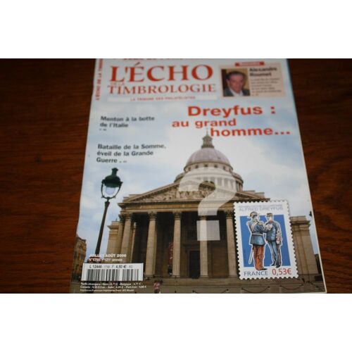 L'echo De La Timbrologie  N° 1798 : Dreyfus : Au Grand Homme...