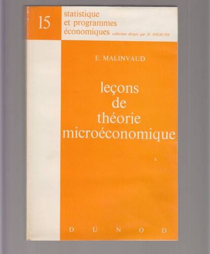 Lecons De Theorie Microeconomique
