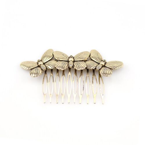 Peignes À Cheveux Papillon En Alliage, Classique, Vintage, Rétro, Style Ancien, Diadème, Bohémien, Mariée, Coiffure, Bijoux