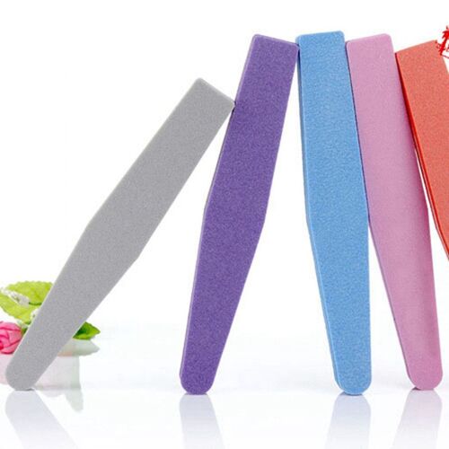 Ages 1 Pc/5 Pcs/Lot Limes À Ongles Professionnelles Tampon À Ongles Polissage Mince Épais Outils De Maquillage Des Ongles Diamant Spong Doux Lime À Ongles Mélanger La Couleur 