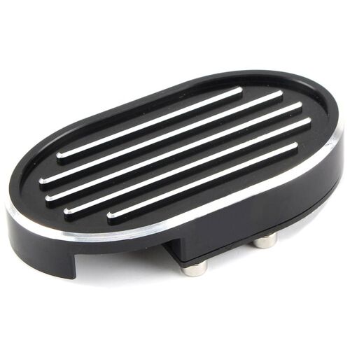 Ages Repose-Pieds De Frein De Moto Couvre-Pédale Repose-Pieds En Alliage D'aluminium Pour Sportster Xl883 Xl1200 Dyna Large Glisse V-Rod Undef