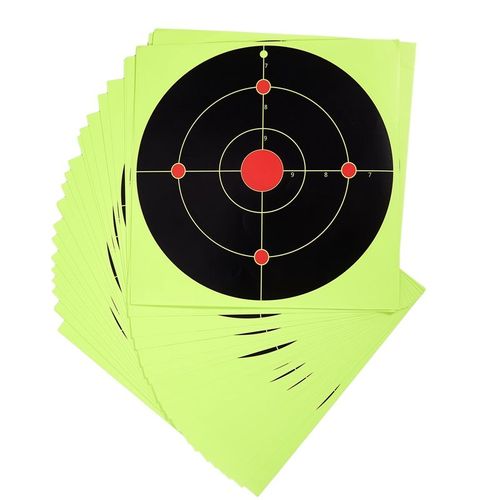 Ages 50 Pièces/Ensemble Cibles De Chasse Auto-Adhésif Papier Réactif Éclaboussures Cibles Autocollants