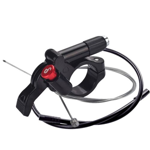 Ages Vélo Verrouillage À Distance Levier Fourche Verrouillage Fil Contrôle Levier En Alliage D'aluminium Montagne Vélo Fourche Verrouillage Pièces De Contrôle Avec Câble