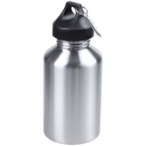 Ages 2000ml Acier Inoxydable Bouteille D'eau Potable Cyclisme Camping Randonnée Argent