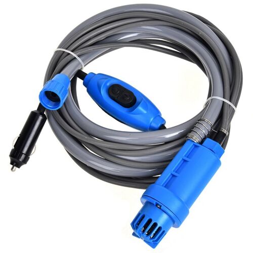 Ages 12v Électrique Voiture Laveuse Bouchon Extérieur Camping-Car Caravane Van Portable Camping Voyage Douche Universel Voiture Douche Arroseur Voiture Arrosage
