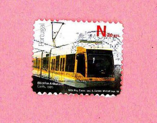 Timbre Oblitéré Used Stamp Selo Carimbado Electrico Articulado Carris 1995 N20 Grs Portugal 2010