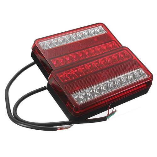Ages 2x20 Led Feux Arrière Voiture Camion Remorque Freins Arrière Indicateur Lumineux (Rouge? Jaune)