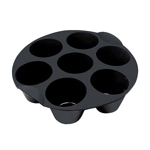 Friteuse À Air Accessoires 7 Même Gâteau Tasse Tasse À Muffins Pour 3.5-5.8l Divers Modèles De Friteuse À Air Moules À Gâteau Cupcake Muffin D3o0