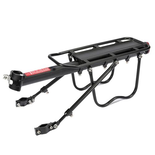 Ages Porte-Vélo Cadre En Alliage D'aluminium Porte-Bagages Arrière Porte-Bagages Arrière Coffre Pour Vélos Vtt Vélo Étagère Arrière Avec Clé De Montage
