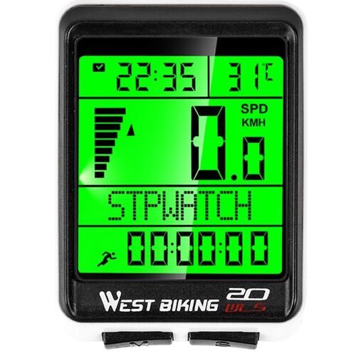 Ages Ordinateur De Vélo Sans Fil West Bike 5 Langues Disponibles Chronomètre De Vélo Étanche Compteur De Vitesse Vtt Vélo De Route Ordinateur De Vélo