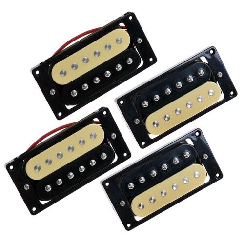 Ages 4 Micros Guitare Électrique 50/52 Zèbre Face Humbucker Double Bobine Pick-Up