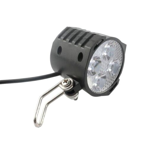 Ages E-Bike Phare Led 12v 24v 36v 48v 60v 72v Lumière De Vélo Avec Klaxon Phare Avant Étanche