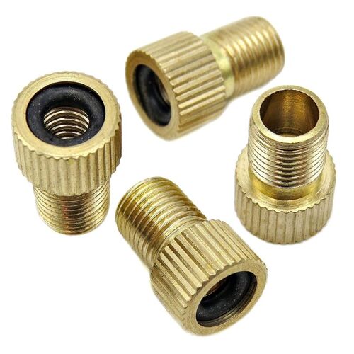 Ages 4pc En Alliage D'aluminium Vélo Valve Adaptateur Vélo Tube Intérieur Casquettes Couverture Adaptateur Course Vélo Gonfler Pneu Partie