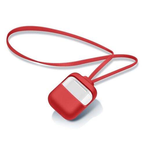 AGES Coque en Silicone housse de protection peau avec sangle antichoc pour Airpod 1/2 sous vente