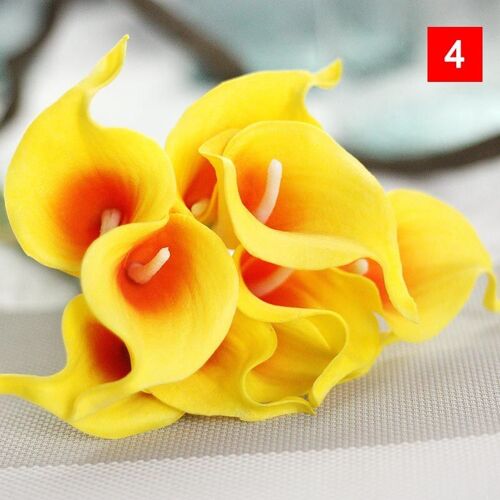 AGES Calla de fleurs artificielles 1 pièce Décoration de mariage? décoration de maison? sous-vente de fleurs décoratives