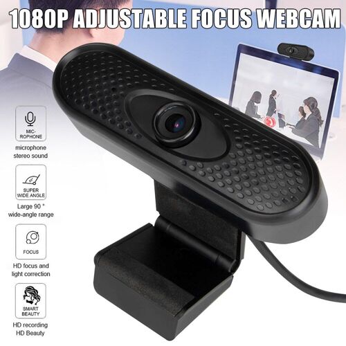 AGES 1080P HD Webcam intégré bruit Rduction Microphone USB ordinateur caméra pour PC ordinateurs portables sous vente