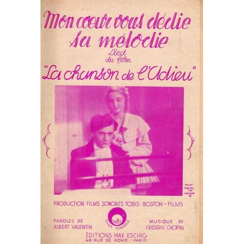 Mon Coeur Vous Dedie Sa Melodie ( In Mir Klingt Ein Lied)