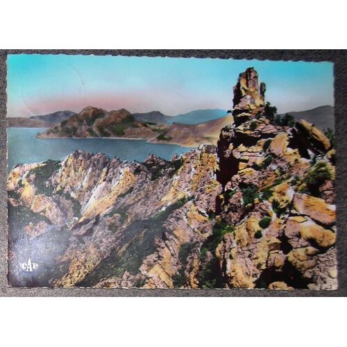 Carte Postale Écrite 25 Calanches De Pian Et Le Golfe De Porto