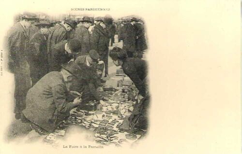 Paris - La Foire À La Ferraille - Réédition D'une Carte Postale Ancienne - 1er Choix - Ref 021 342