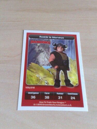 Rustik Le Morveux N°129/216 : Collection Dreamworks Carrefour