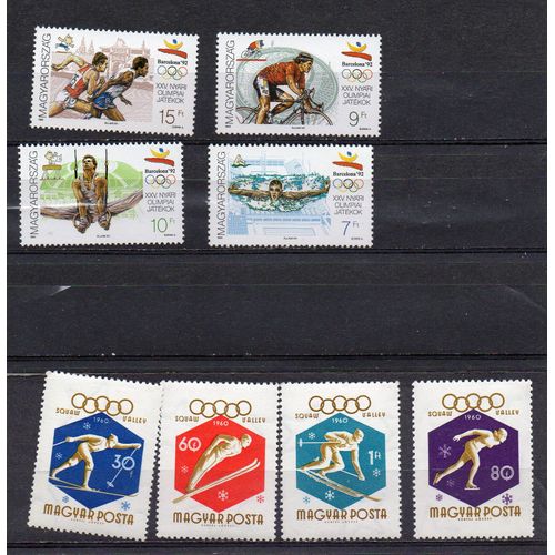 Hongrie- Série De 4 Timbres Neufs- Jeux Olympiques De Barcelone De 1992