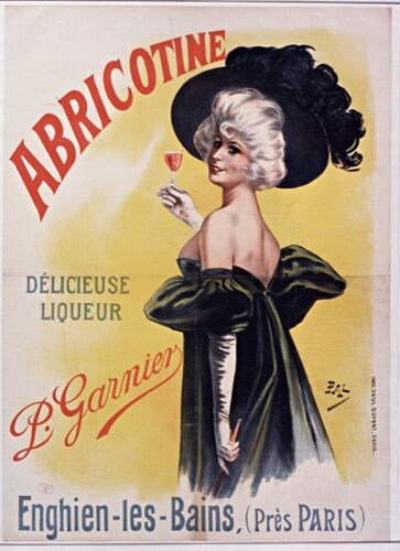 Affiche Liqueur Abricotine Enghien
