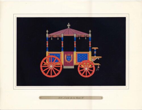 Coche Du Roi Henri I V, 1610