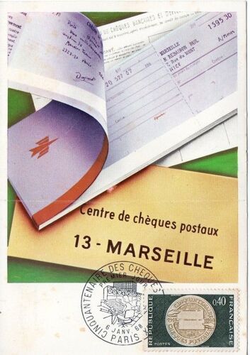 Cinquantenaire Des Chèques Postaux - Paris - Le 6 Janvier 1968 - Fdc 1er Jour