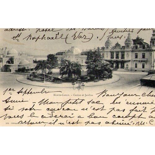 Monte Carlo, Le Casino Et Les Jardins - Ref 030 101