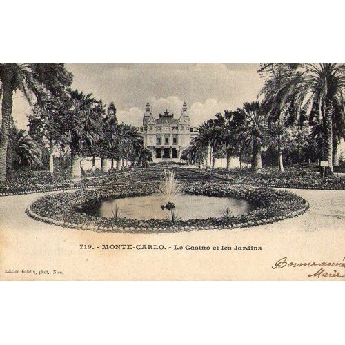 Monte Carlo, Le Casino Et Les Jardins - Ref 030 092