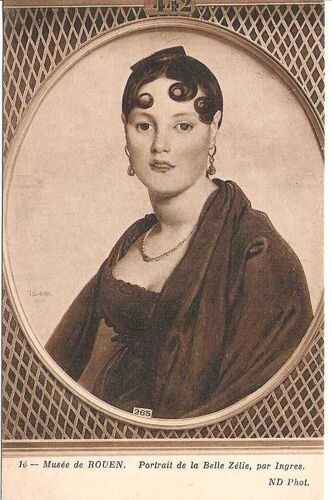 Ingres - Portrait De La Belle Zelie - Neuve - Ref 021 112