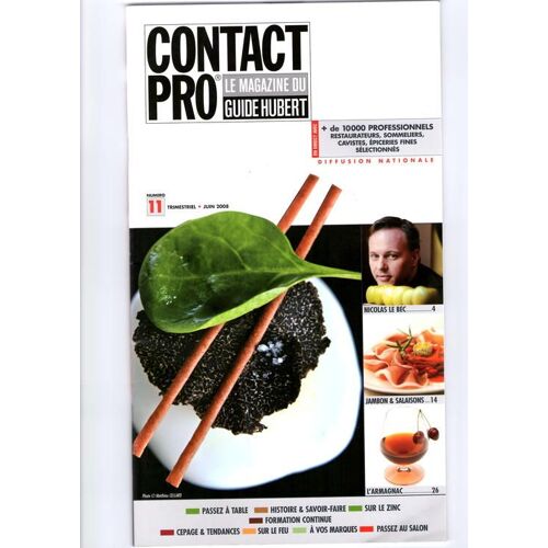 Contact Pro  N° 479463044 : Le Magazine Du Guide Hubert N°11