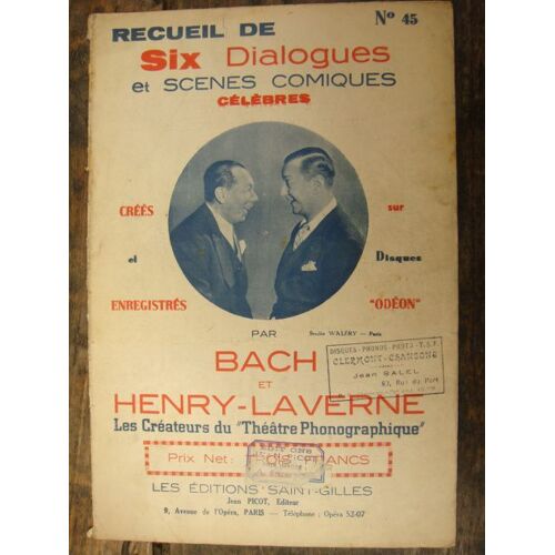 Recueil De Six Dialogues Et Scènes Comiques N°45