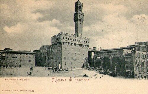 030065 Firenze, Ricordo, Piazza Dellia Signoria