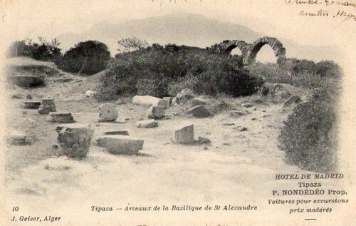 030039 Tipaza, Arceaux De La Basilique De St. Alexandre