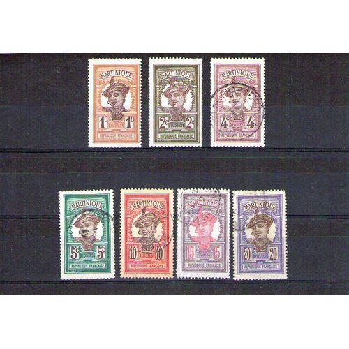 1908/1918 - Numéro 61 À 67 - Martiniquaise