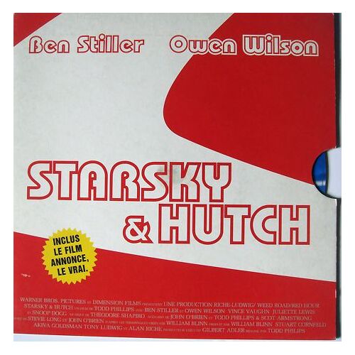Starsky & Hutch  N° 0 : Pochette Dvd De La Bande Annonce Du Film De Todd Philips - Ben Stiller -