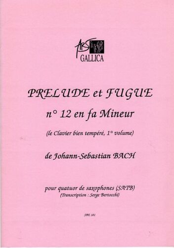 Prélude Et Fugue N°12 De Jean-Sebastien Bach
