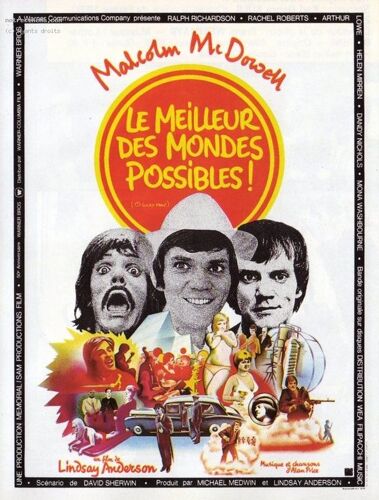 Le Meilleur Des Mondes Possibles - 1973 - 120 X 160 - Lindsay Anderson  , Malcolm Mac  Dowell