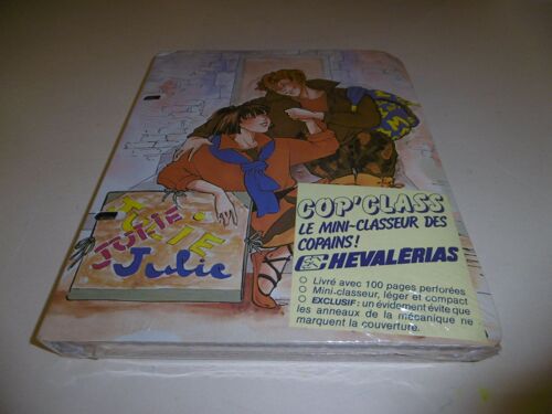 Mini Classeur Cop'class 17x22cm "Julie Vive La Vie" Chevalerias Avec 100 Pages Perforees